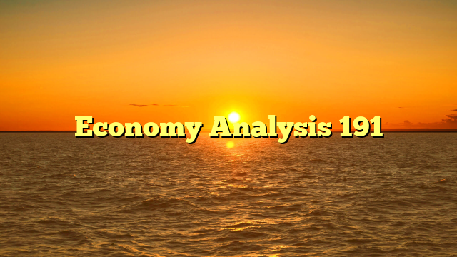 Economy Analysis 191