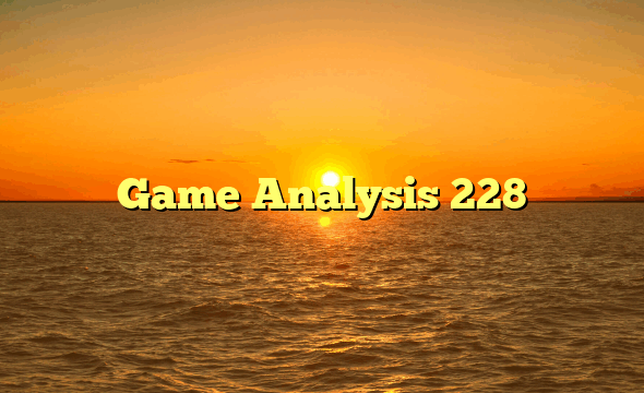 Game Analysis 228