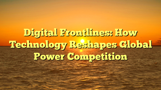 Digital Frontlines: How Technology Reshapes Global Power Competition